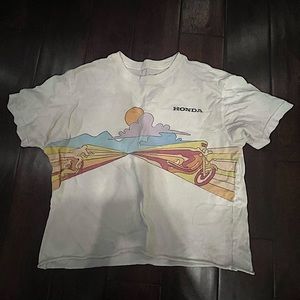 Cropped Honda tshirt